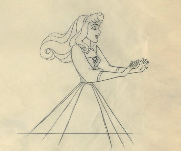 Нарисовать спящую красавицу поэтапно