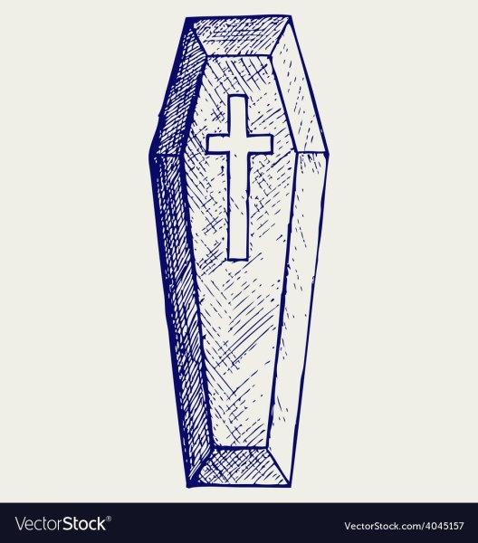 Гроб нарисованный