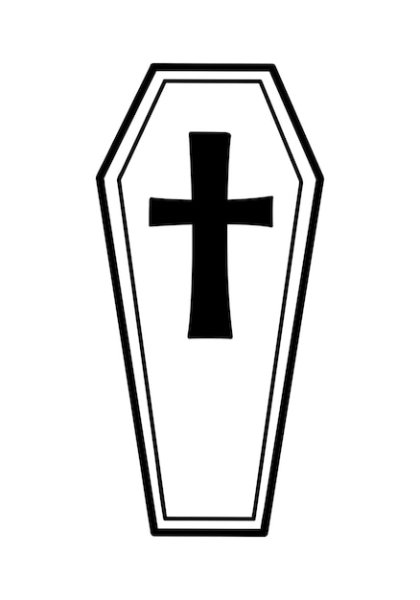 Гроб рисовать