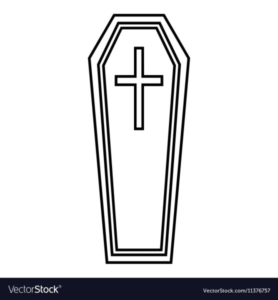 Гроб нарисованный