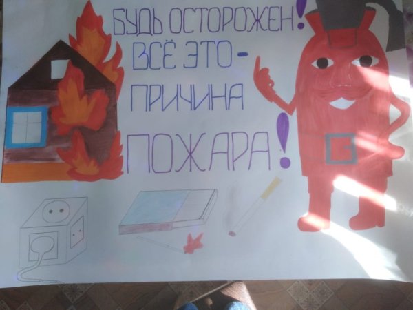 Рисунок по пожарной безопасности