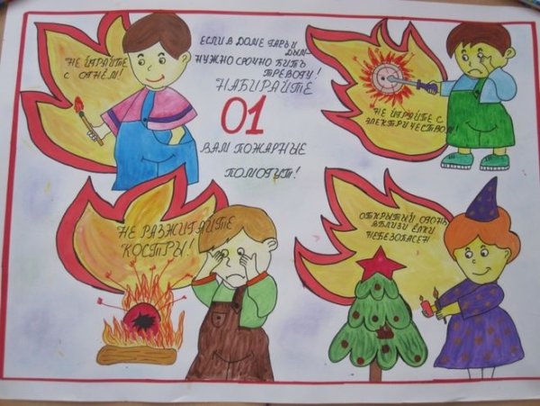 Поделки на противопожарную тематику