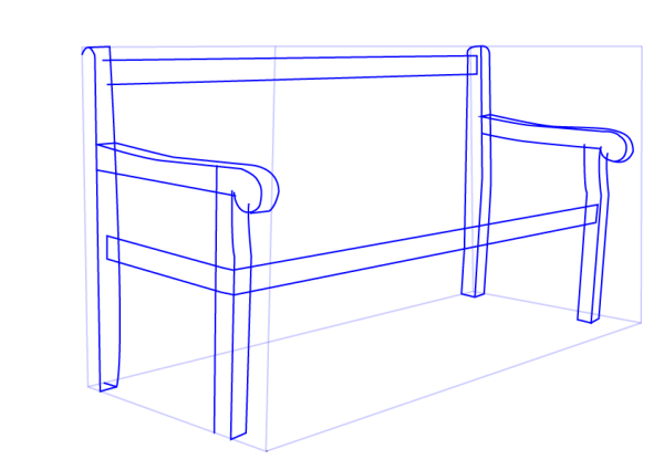 Скамейка для рисования