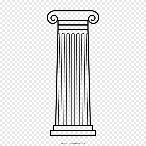 Колонны черно белые