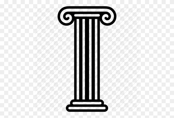 Античная колонна вектор