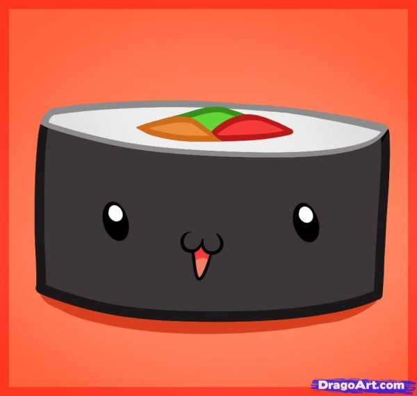 Милая еда суши