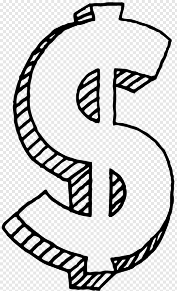 Знак доллара рисунок