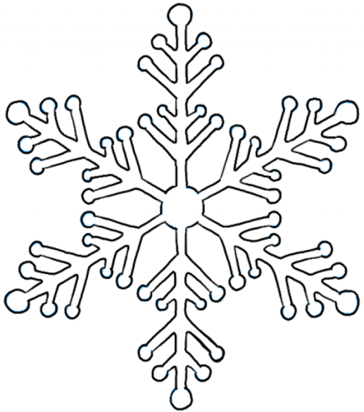 Снежинка рисунок