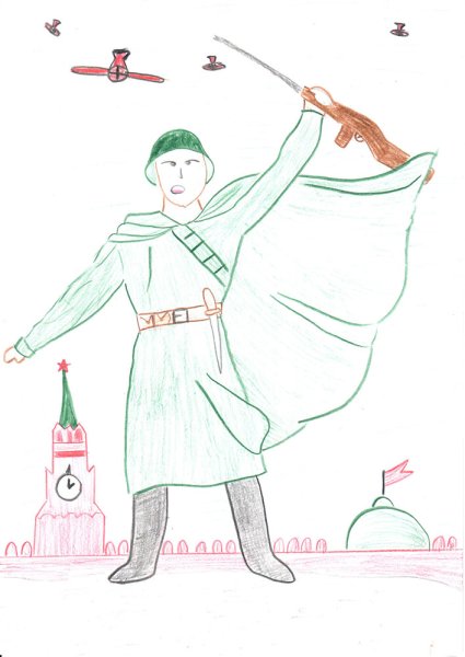 Рисунки на тему война легкие