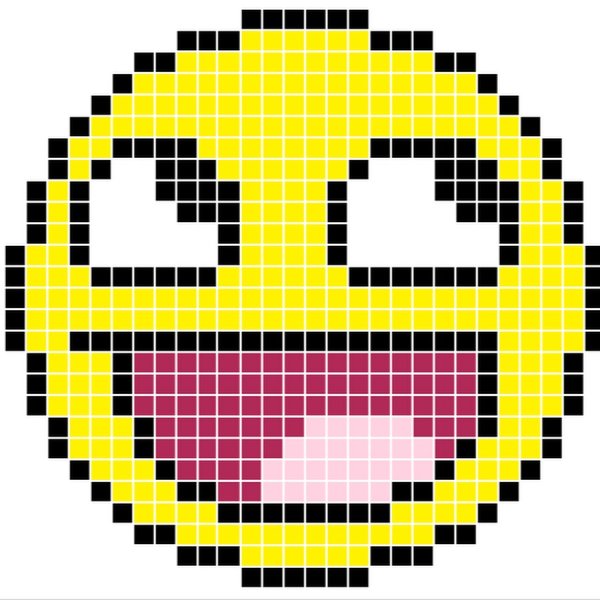 Рисунки по клеткам смайлики