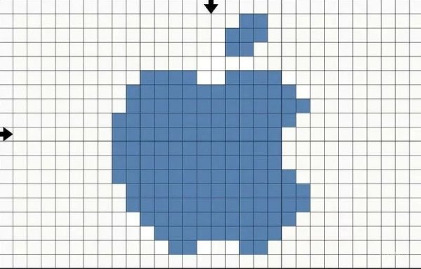 Рисунки в клеточку маленькие