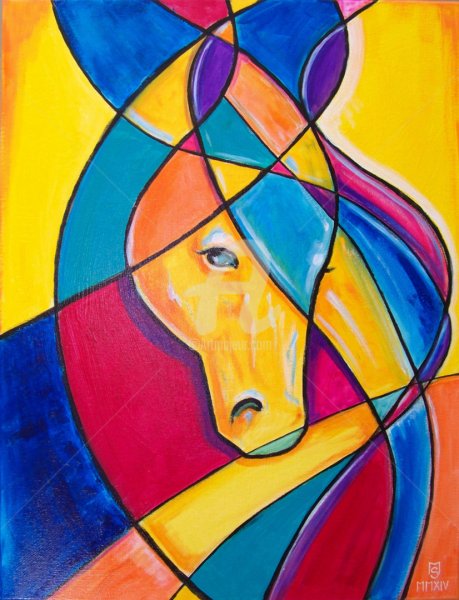 Лошади Пикассо кубизм