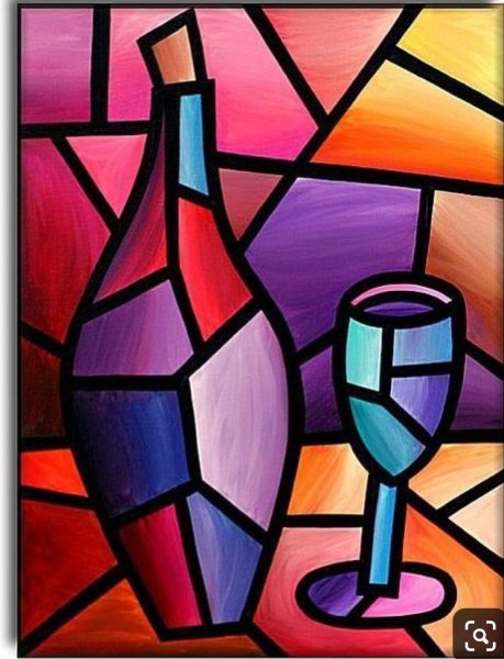 Натюрморт в стиле кубизма 6 класс