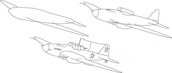 Рисунок танки самолеты карандашом