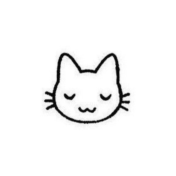 Мордочка кошки для срисовки