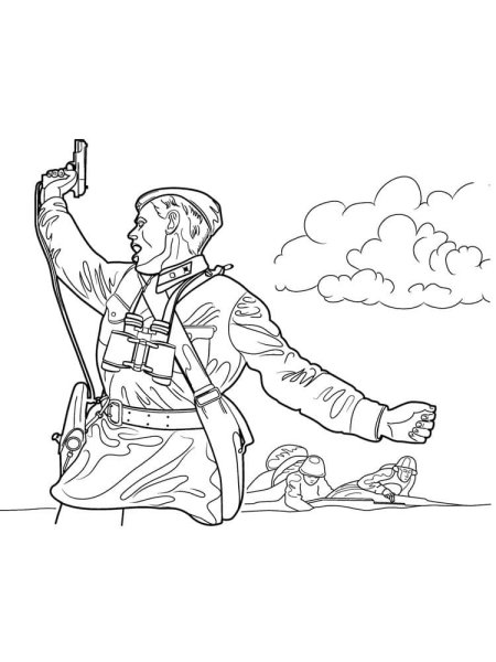 Рисунок солдату