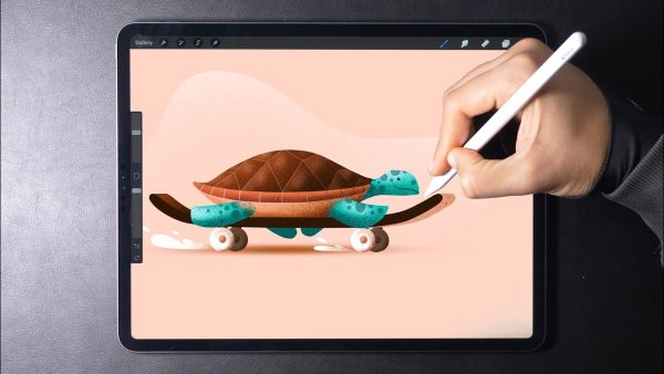IPAD Pro рисование Procreate