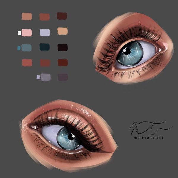 Палитра для риосованияглаз