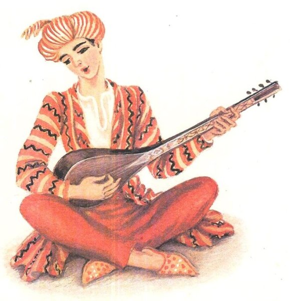 Рисунок к произведению Ашик Кериб