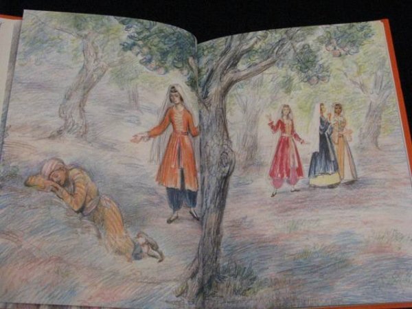 Иллюстрация к Ашик Кериб 4 класс