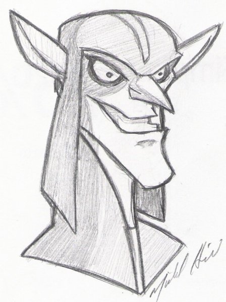 Гоблин рисунок карандашом