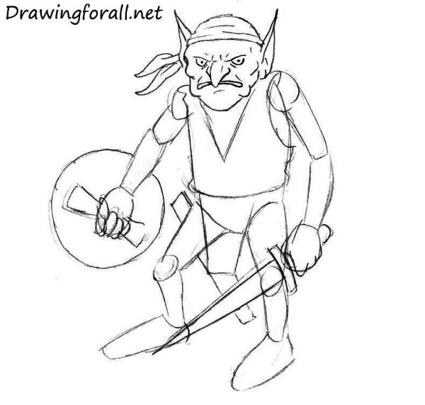 Гоблин карандашом