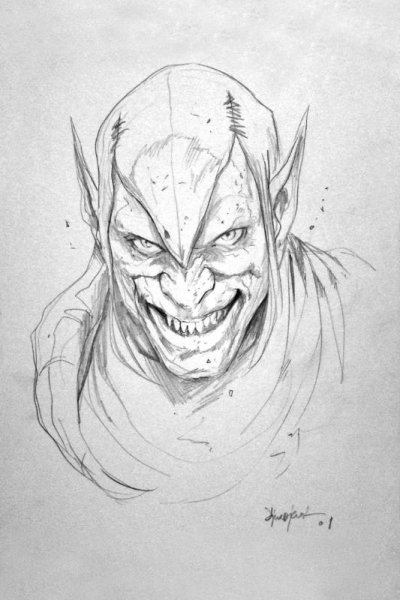 Гоблин поэтапно