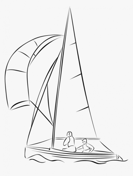 Рисование парусной лодки