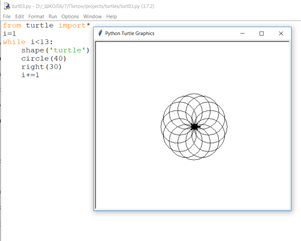 Черепашка питон рисунки