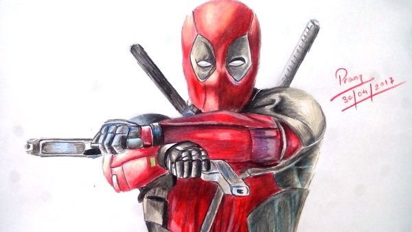 Deadpool карандашом