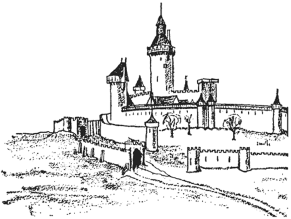 Мирский замок чертежи