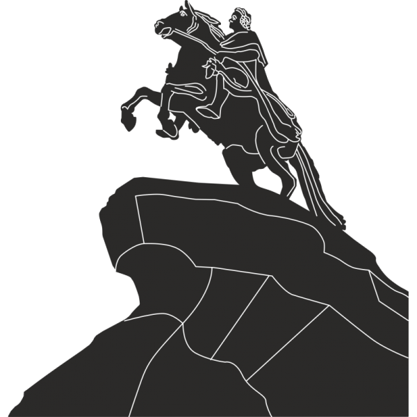 Петр 1 в "Полтаве"и "медный всадник"