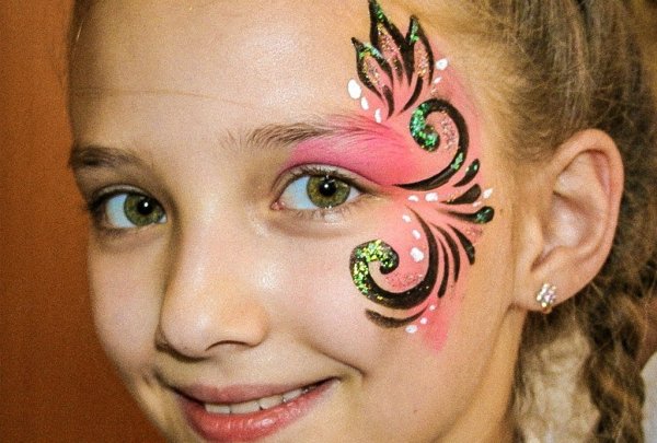 Детский грим для лица на дни рождения
