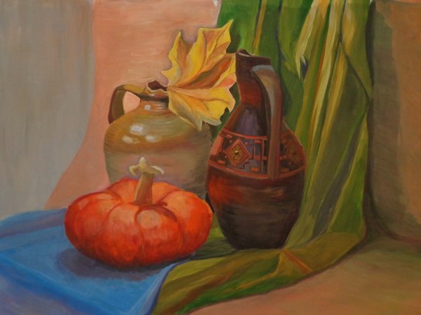 Гуашь натюрморт Академическая Академическая живопись