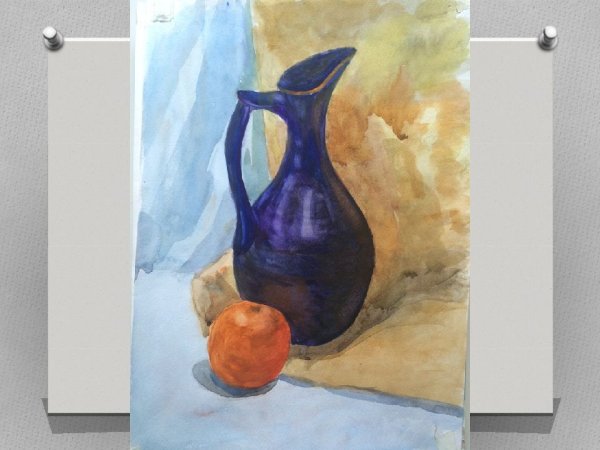 Натюрморт акварелью