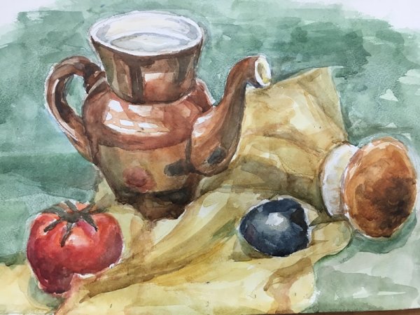 Натюрморт для начинающих легкие