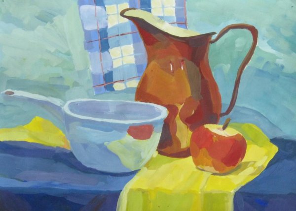 Декоративный натюрморт Строгановка Строгановка