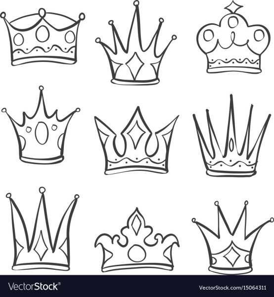 Корона нарисованная