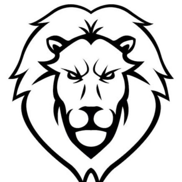 Голова Льва контур