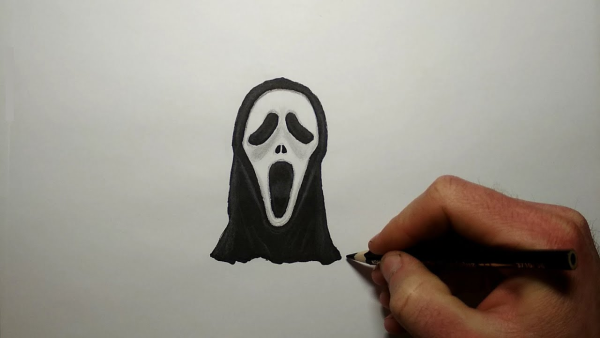 Рисунки крика легкие