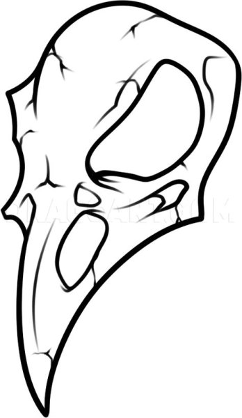 Раскраска крик для детей