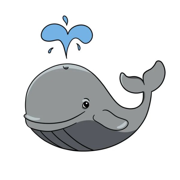 Нарисовать кита