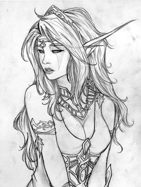 Тиранда карандашом