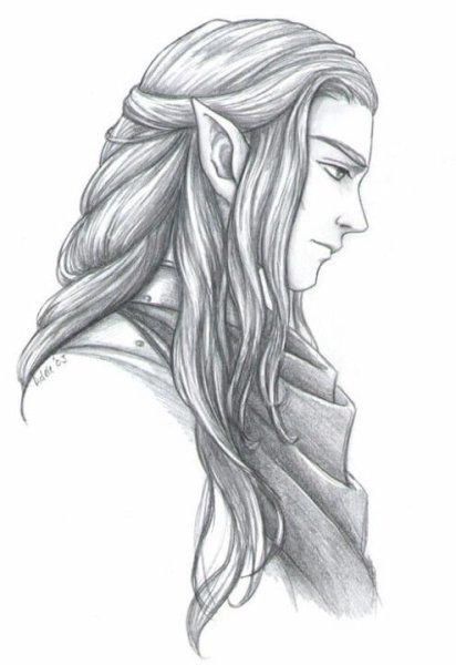 Эльф карандашом