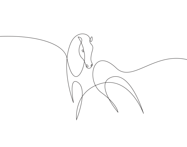 Кот одной линией