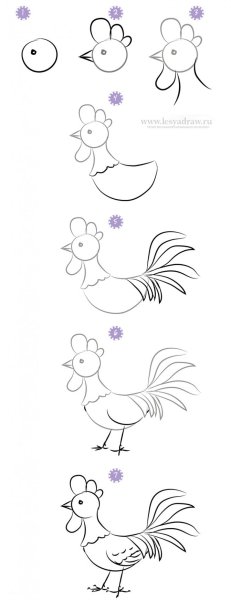 Рисовалка с петушком
