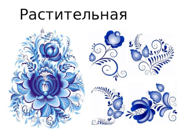 Гжельская роспись элементы росписи 5 класс
