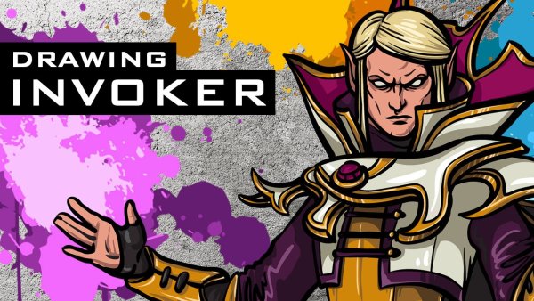 Раскраска дота 2 ИНВОКЕР