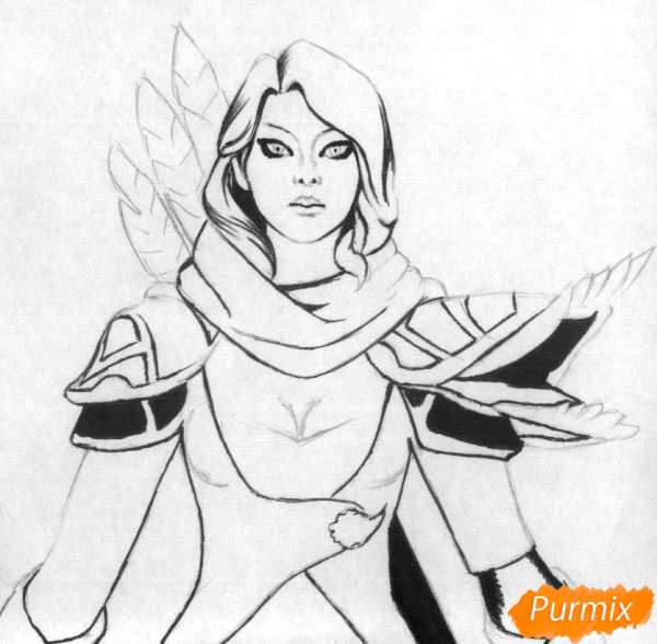 Раскраска дота 2 ИНВОКЕР