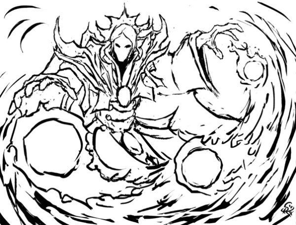 Баунти Хантер дота 2 карандашом